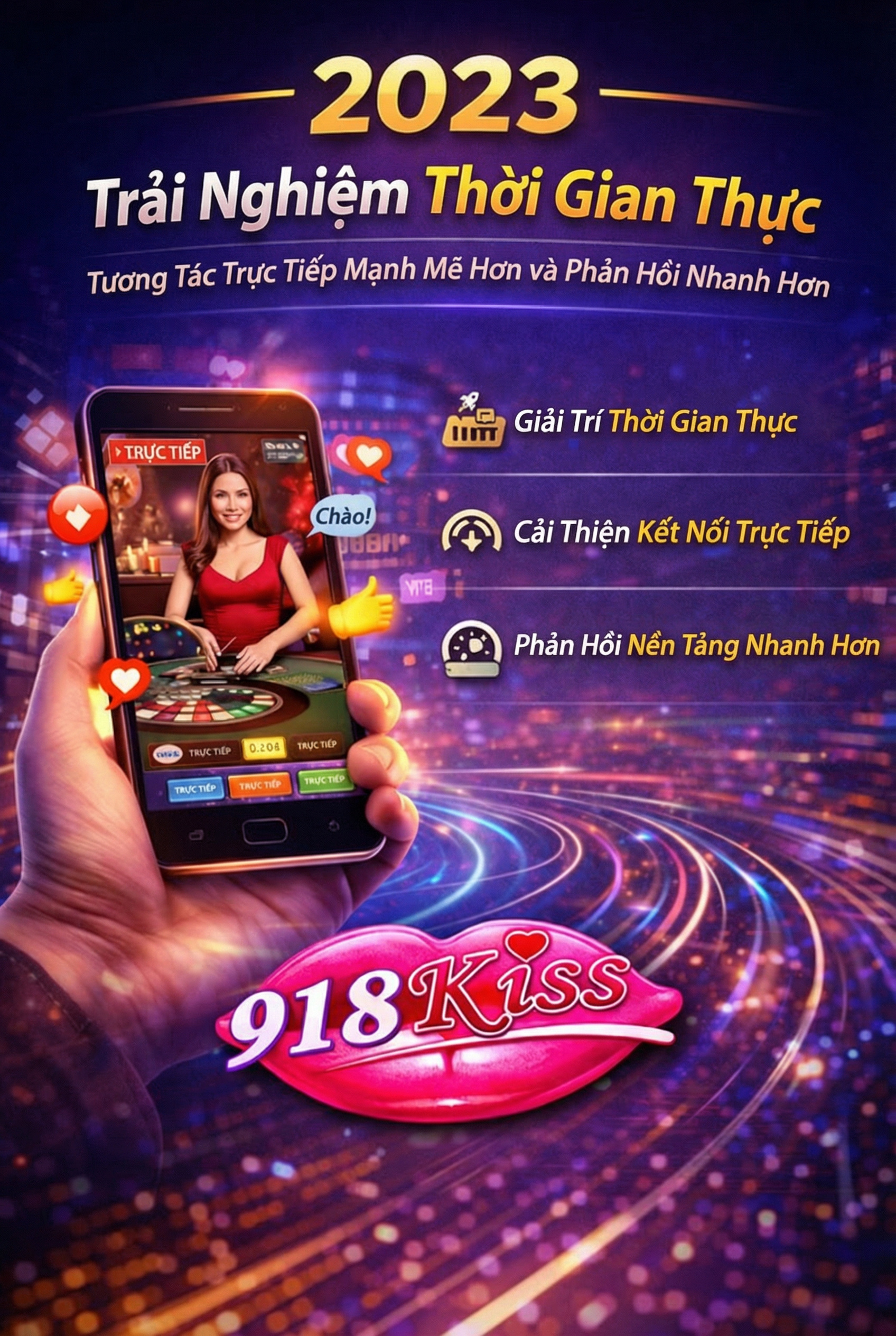 2023 Trải Nghiệm Giải Trí Thời Gian Thực