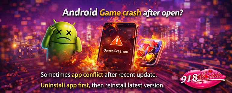 Game crash after open