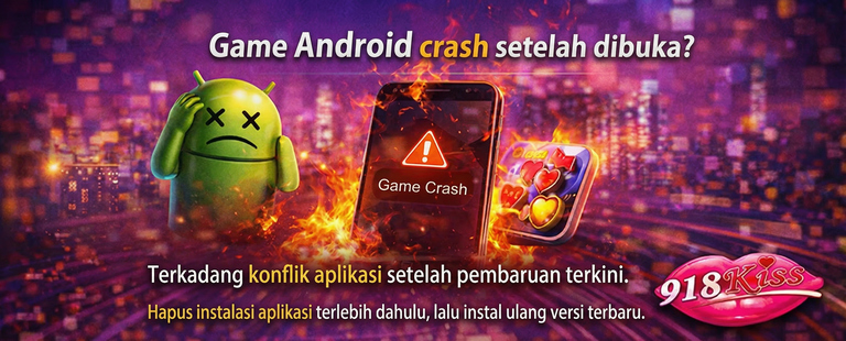 Game crash setelah dibuka