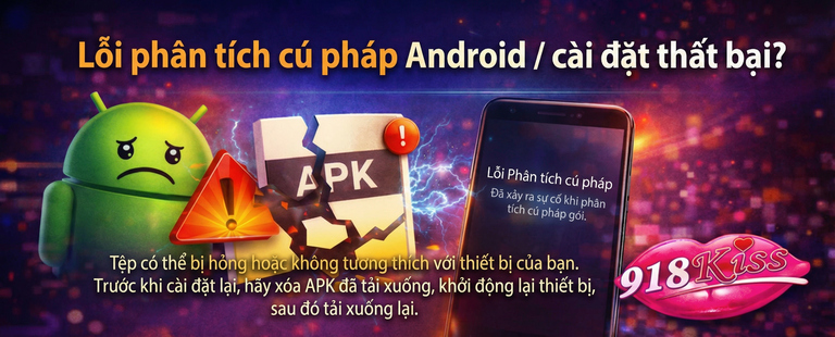 Lỗi parse / cài đặt thất bại