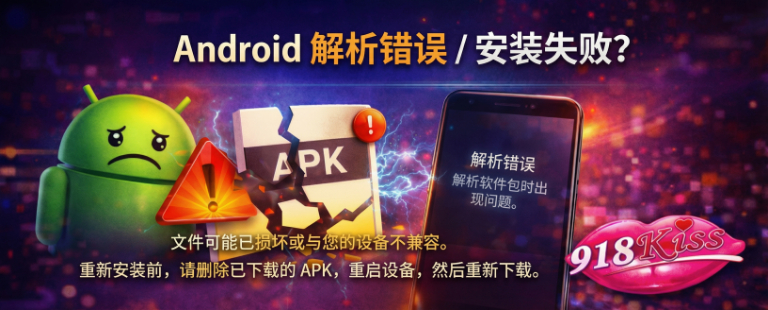 解析错误 / 安装失败